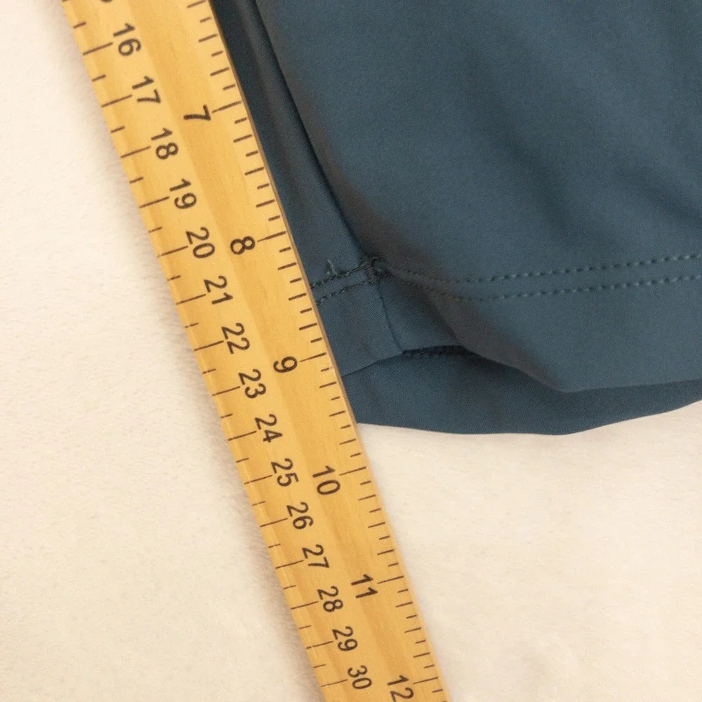 Halara SoftlyZero Airy Shorts Womens XL Blue High Waisted Pockets Athletic New